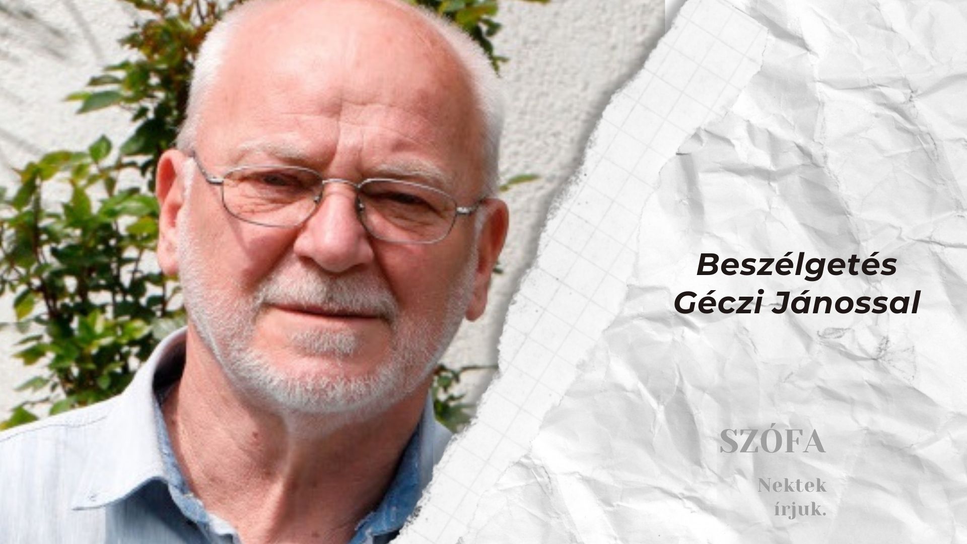 Sérült személyiségek, töredékes életpályák - interjú Géczi Jánossal a Cholnoky-szövegfolyamról