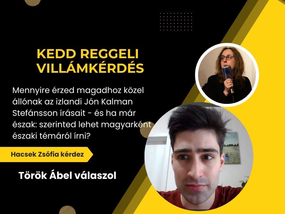 Villáminterjú: Török Ábel válaszol