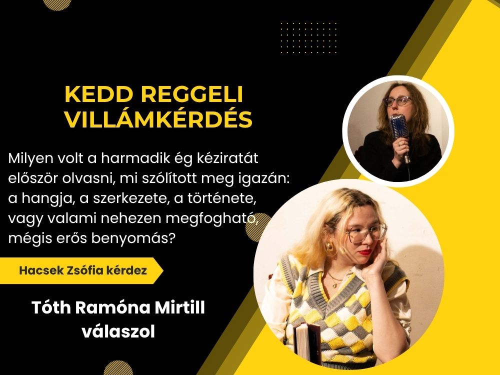 Villáminterjú: Tóth Ramóna Mirtill válaszol